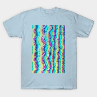 Neon Rainbow Static T-Shirt